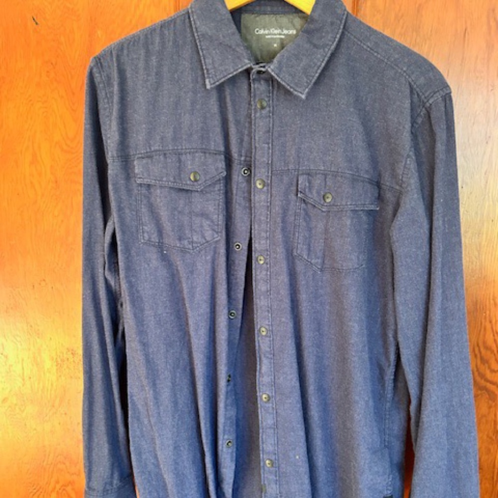 Calvin Klein long sleeve button up shirt